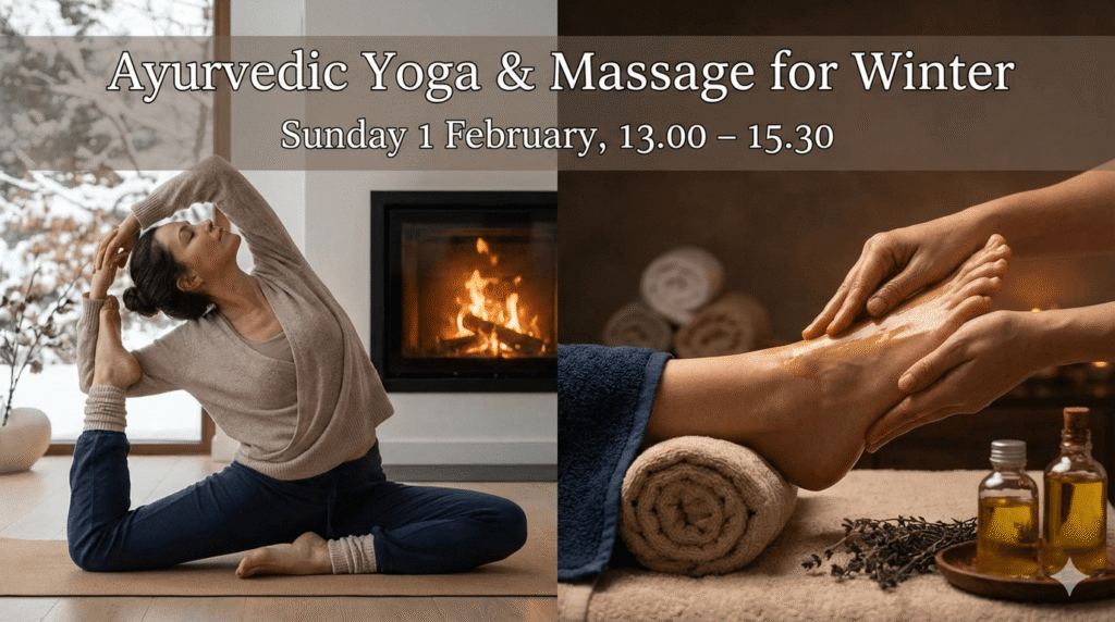 Ayurvedische yoga en massage voor de winter