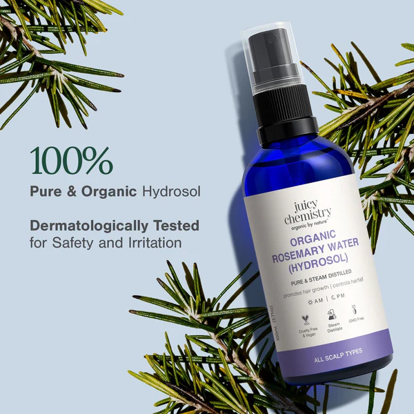 Biologisch Rozemarijnwater (Hydrosol) - 100 ml 3 Biologisch Rozemarijnwater (Hydrosol) - 100 ml - Afbeelding 3