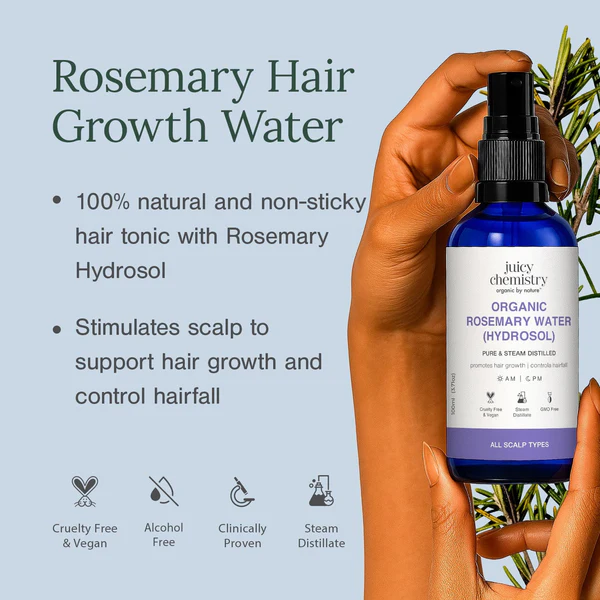 Biologisch Rozemarijnwater (Hydrosol) - 100 ml 5 Biologisch Rozemarijnwater (Hydrosol) - 100 ml - Afbeelding 5
