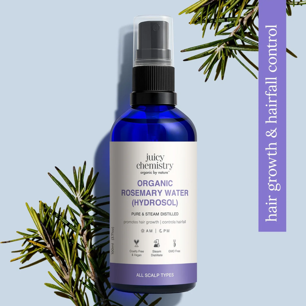 Organic Rosemary Water (Hydrosol) - 100 ml